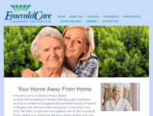 Tablet Screenshot of emeraldcare.org